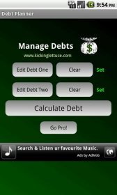 game pic for Debt Planner Calculator